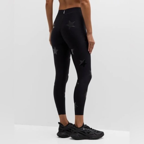Ultracor Lux Knockout Star-Print Ankle Leggings Black Large - Picture 8 of 12